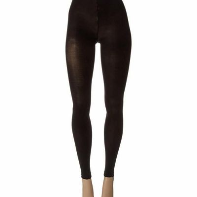 New $125 Bloch Women's Black Pull On Sleek Footless Ankle Length Tight Size C